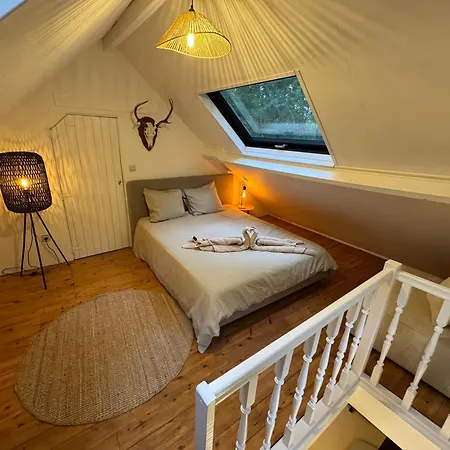 Chata Dans Les Bois Avec Bain Nordique Et Cinema
